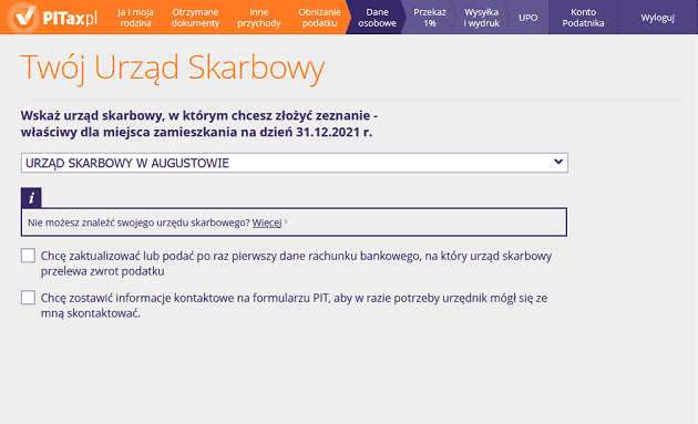 Lista Urzędów Skarbowych