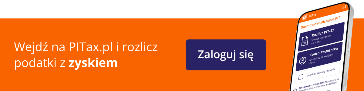 Wejdź na PITax i rozlicz podatki z najlepszym zyskiem. Zaloguj się