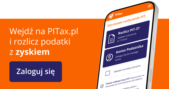 Wejdź na PITax i rozlicz podatki z najlepszym zyskiem. Zaloguj się w telefonie