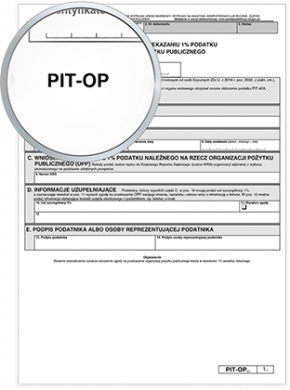 Oświadczenie PIT-OP