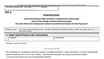 Druk PIT-3 - co to jest i kto wypełnia?