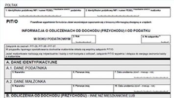 PIT/O - kto rozlicza Załącznik do PIT-37?