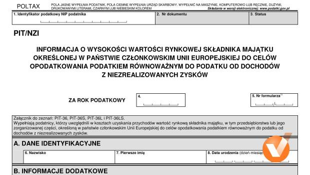 PIT/NZI 2026/2027 – załącznik o majątku przeniesionym do Polski z kraju UE