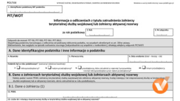 PIT/WOT 2026/2027 – ulga za zatrudnienie żołnierza WOT