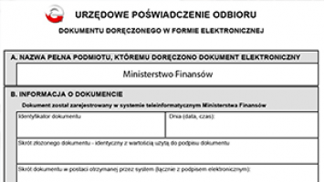 UPO - Urzędowe Poświadczenie Odbioru